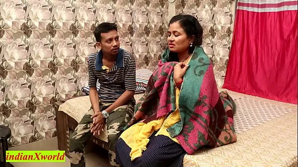 Hardcore harter Sex mit Bhabhi! Hausgemachter Sex an einem regnerischen Tag