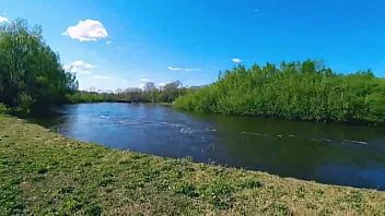 Sex im Freien in einem Park